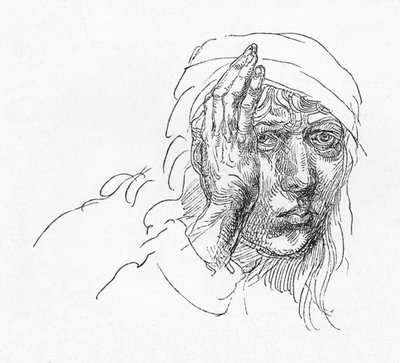 Portrét Albrechta Durera, když byl chlapec., c1491, 1906 od Albrecht Dürer