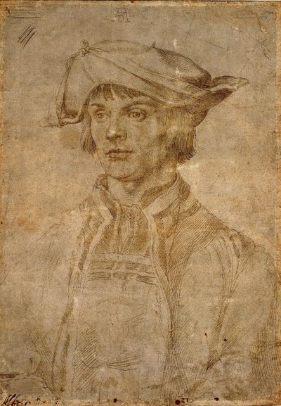 Portrét Lucase van Leydena, 1521. od Albrecht Dürer