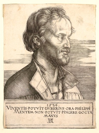 Portrét Philipa Melanchtona od Albrecht Dürer