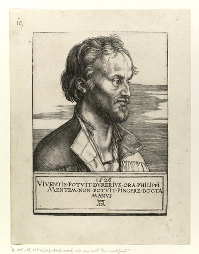 Portrét Philipa Melanchthona, 1526 od Albrecht Dürer