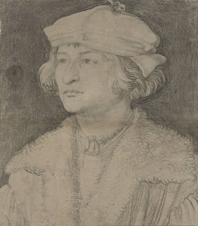 Portrét mladého muže s kloboukem, kolem roku 1506 od Albrecht Dürer