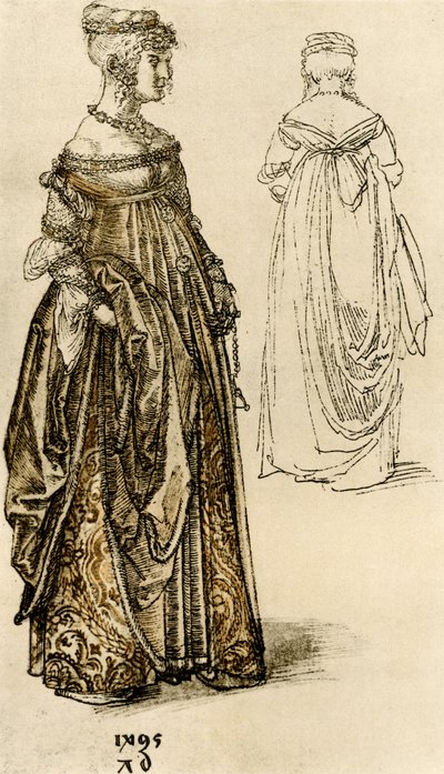 Luxusní benátská dáma od Albrecht Dürer
