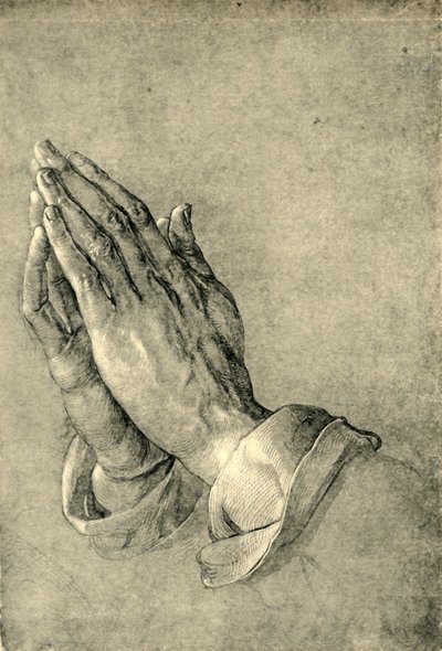 Modlící se ruce, 1508, 1943. od Albrecht Dürer