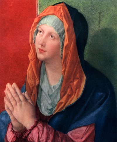 Modlitba Marie, 1518, 1936 od Albrecht Dürer