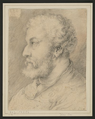 Profilový portrét Raymunda Fuggera? od Albrecht Dürer