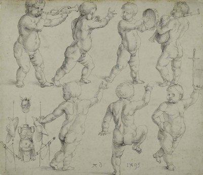 Putti, 1495. od Albrecht Dürer