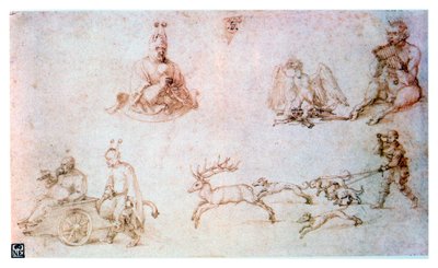 Studie červené křídy, c1500 od Albrecht Dürer