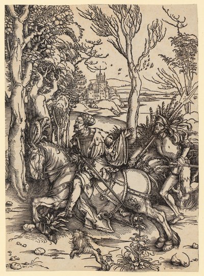 Jezdec a žoldák od Albrecht Dürer