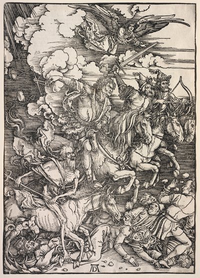 Zjevení svatého Jana: Čtyři jezdci od Albrecht Dürer