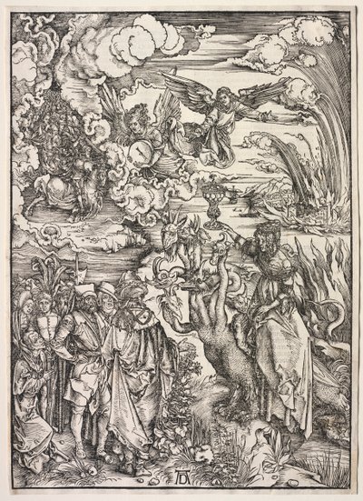 Zjevení svatého Jana: Babylonská žena od Albrecht Dürer