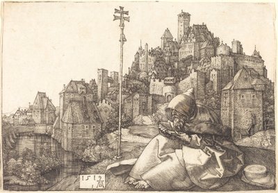 Svatý Antonín Čtení od Albrecht Dürer