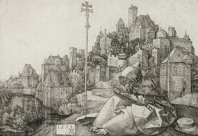Čtení o svatém Antonínovi od Albrecht Dürer