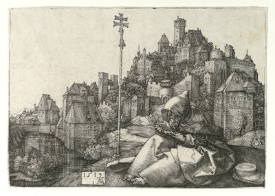 Svatý Antonín čtení. 1519 od Albrecht Dürer