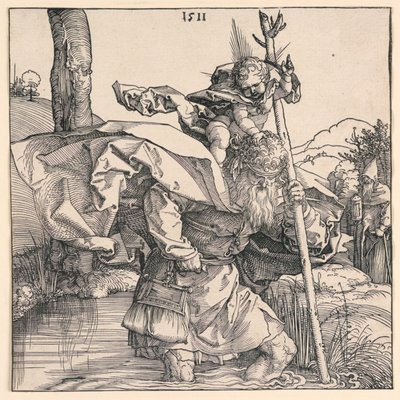 Svatý Kryštof od Albrecht Dürer