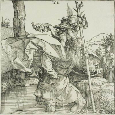 Svatý Kryštof od Albrecht Dürer