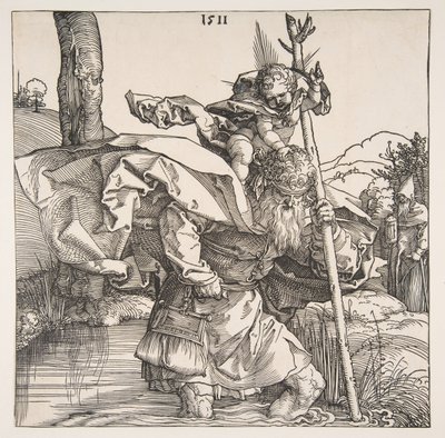 Svatý Kryštof, 1511. od Albrecht Dürer