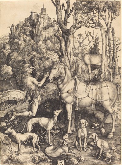 Svatý Eustace od Albrecht Dürer