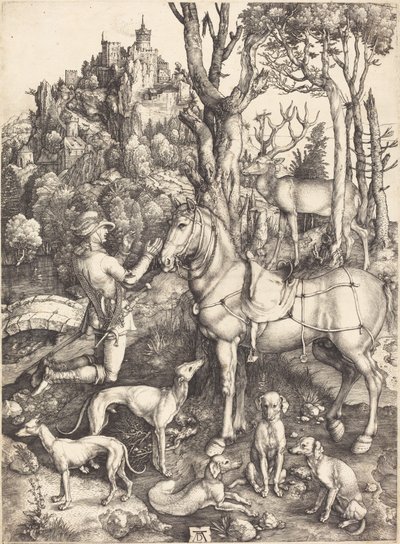 Svatý Eustace od Albrecht Dürer