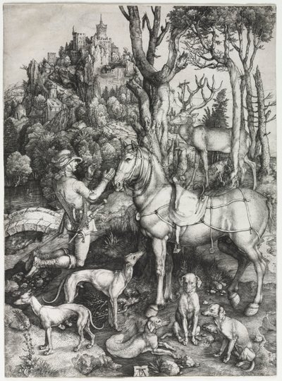 Svatý Eustace od Albrecht Dürer