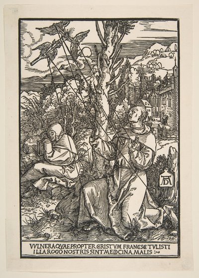 Saint Francis Receiving the Stigmata, ca. 1503. od Albrecht Dürer