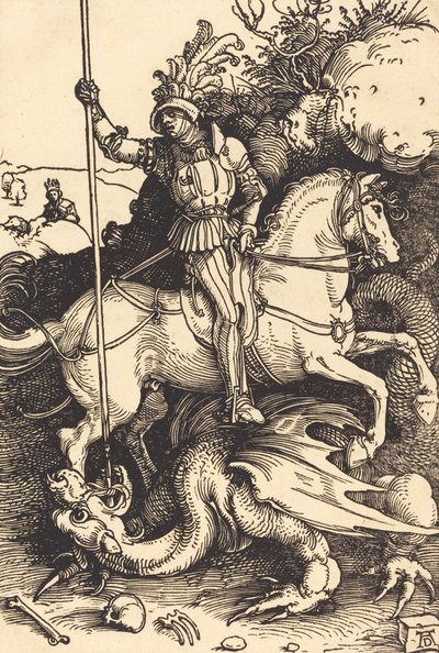 Saint George Killing the Dragon, 15011504. od Albrecht Dürer