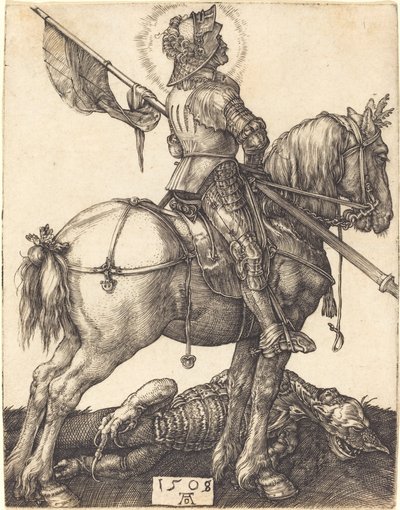 Svatý Jiří na koni od Albrecht Dürer