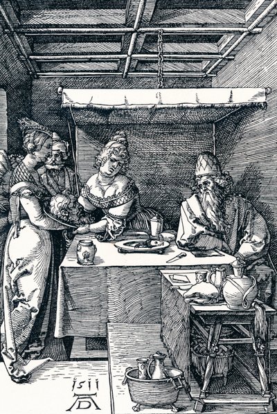 Salome představuje hlavu svatého Jana Křtitele Herodiadě, 1511 1906 od Albrecht Dürer