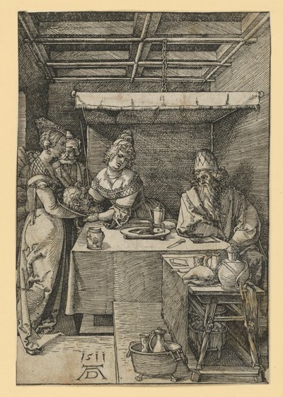 Salome dostává hlavu Jana Křtitele od Albrecht Dürer