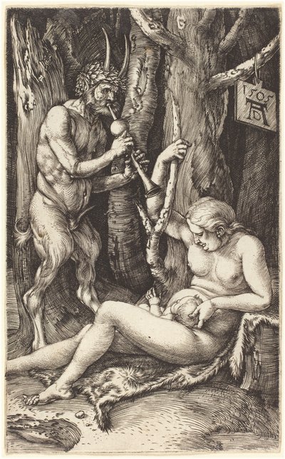 Rodina satyrů od Albrecht Dürer