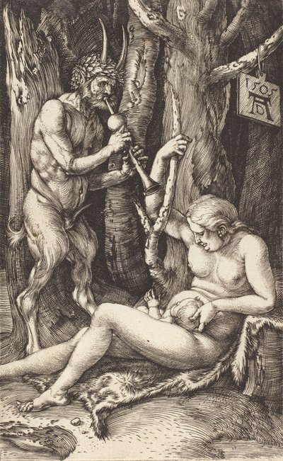 Rodina Satyrů, 1505. od Albrecht Dürer