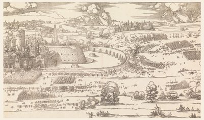 Obležení města (část 1) od Albrecht Dürer