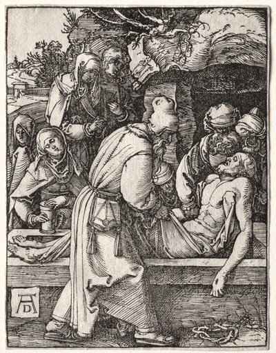 Malá vášeň: Depozice. od Albrecht Dürer