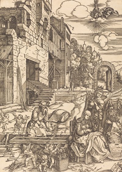 Pobyt Svaté rodiny v Egyptě, c. 1504. od Albrecht Dürer