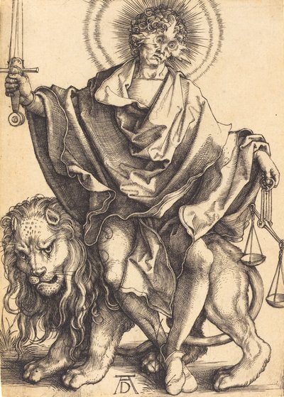 Slunce spravedlnosti, c. 14991500. od Albrecht Dürer