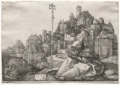Čtení svatého Antonína od Albrecht Dürer