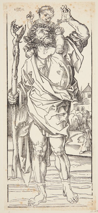 Svatý Kryštof od Albrecht Dürer