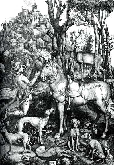 St Eustace, c1501, 1870. od Albrecht Dürer