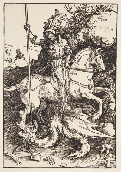 St. Georg zabíjí draka od Albrecht Dürer