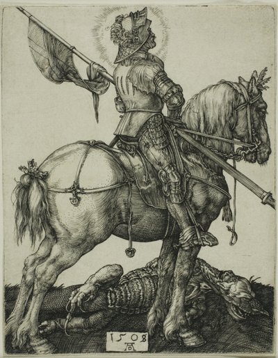Svatý Jiří na koni od Albrecht Dürer