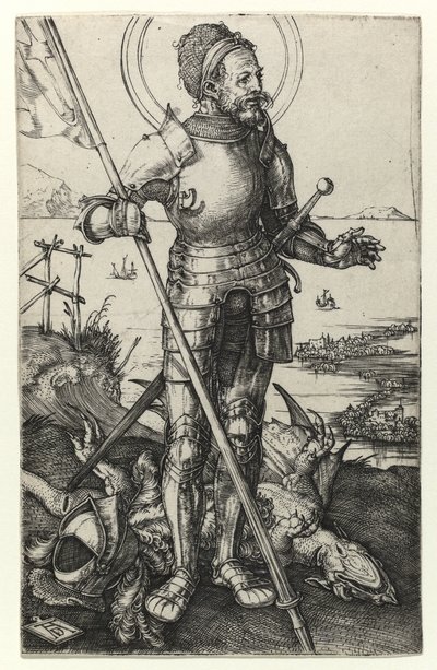 St George stojící, 1502 od Albrecht Dürer