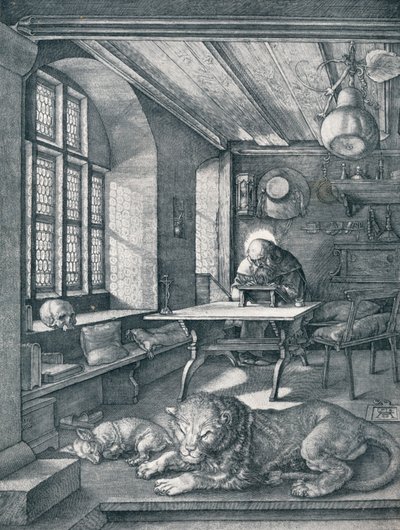 Svatý Jeroným ve své pracovně, 1514 1906 od Albrecht Dürer
