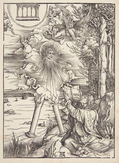 Svatý Jan požírající knihu od Albrecht Dürer
