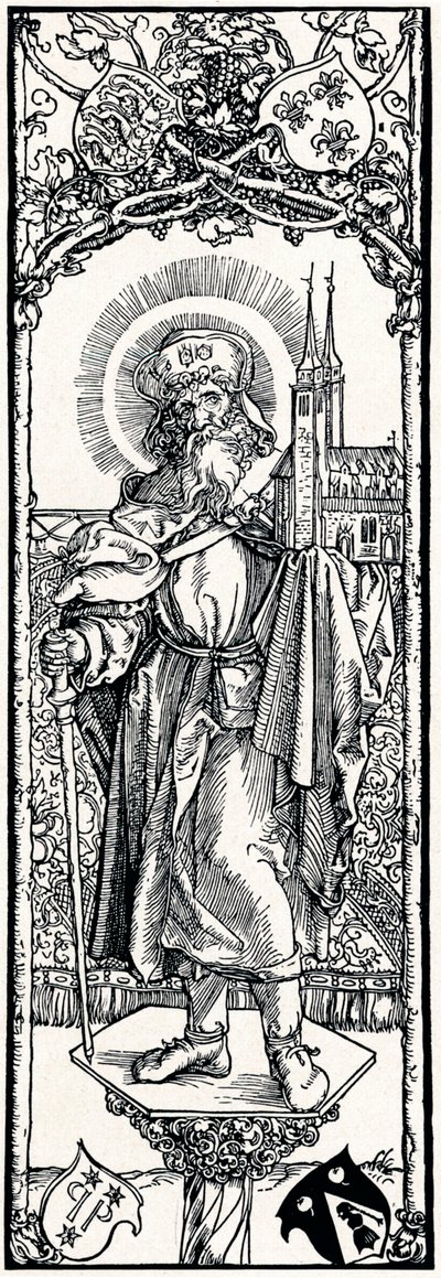 Svatý Sebaldus na hlavním městě, 1906 od Albrecht Dürer