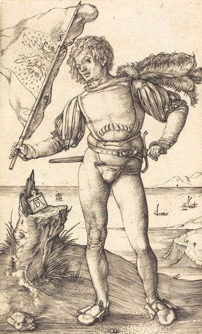 Standard Bearer, c. 15021503. od Albrecht Dürer