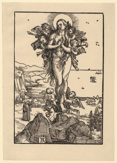 Studijní list s pěti postavami od Albrecht Dürer