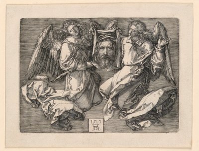Sudárium zobrazené dvěma anděly od Albrecht Dürer