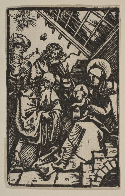 Klanění králů.n.d. od Albrecht Dürer