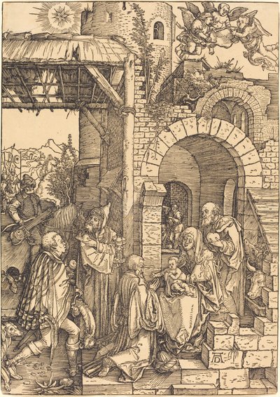 Klanění tří králů od Albrecht Dürer