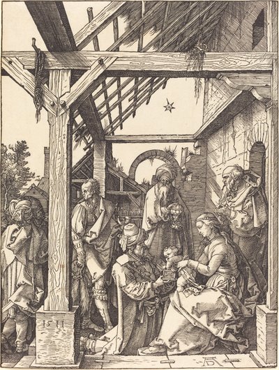 Klanění tří králů od Albrecht Dürer