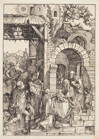 Klanění tří králů od Albrecht Dürer
